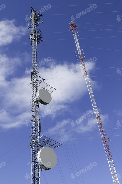 Preview: Communication Towers Stabilized With Cables