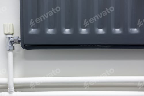 Preview: Detail Of Large Radiator In The Home
