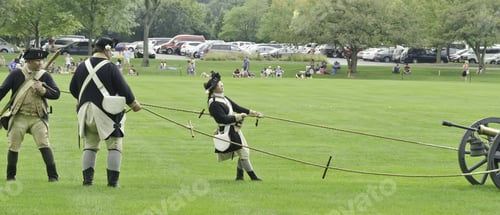 Preview: Wheaton, Illinois/Usa - September 7: American Revolutionary War (1775-1783) Reenactment On