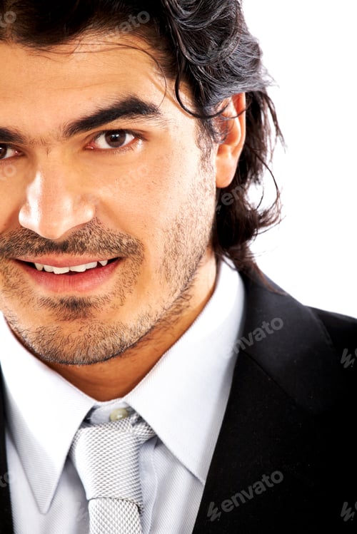 Preview: Confident Business Man Isolated Over A White Background