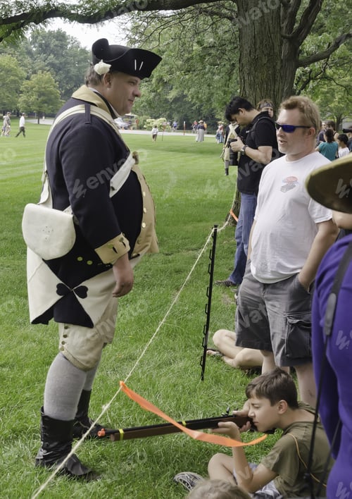 Preview: Wheaton, Illinois/Usa - September 7: American Revolutionary War (1775-1783) Reenactment On