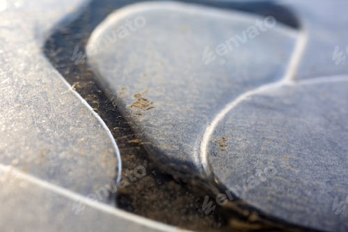 Preview: Frozen Water Pattern Outside On A Frost Day