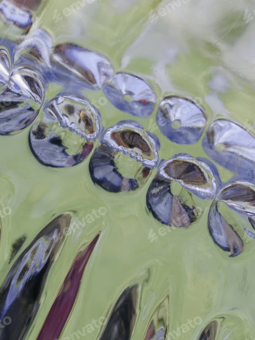 Preview: Abstract In Ice With Green Background