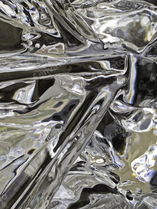 Preview: Abstract In Ice, With Dark Background And Shallow Depth Of Field