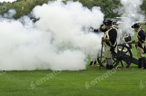 Preview: Wheaton, Illinois/Usa - September 7: American Revolutionary War (1775-1783) Reenactment On