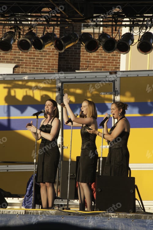 Preview: Downers Grove, Il - June 26: Chicago-Based Female Quartet Route 66 Performs A Golden Oldie (With