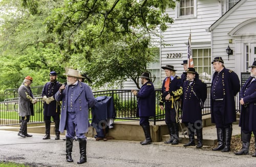 Preview: Wauconda, Illinois/Usa - July 12, 2014: An Actor Portraying Robert E. Lee, General Of The