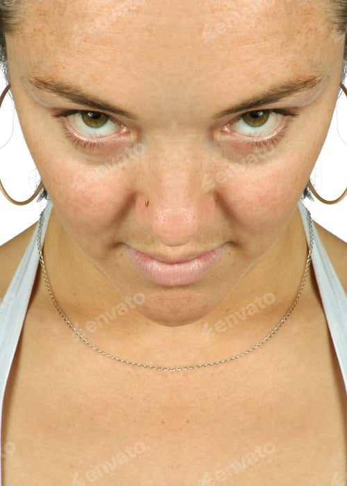 Preview: Woman With An Intense Stare On Her Face