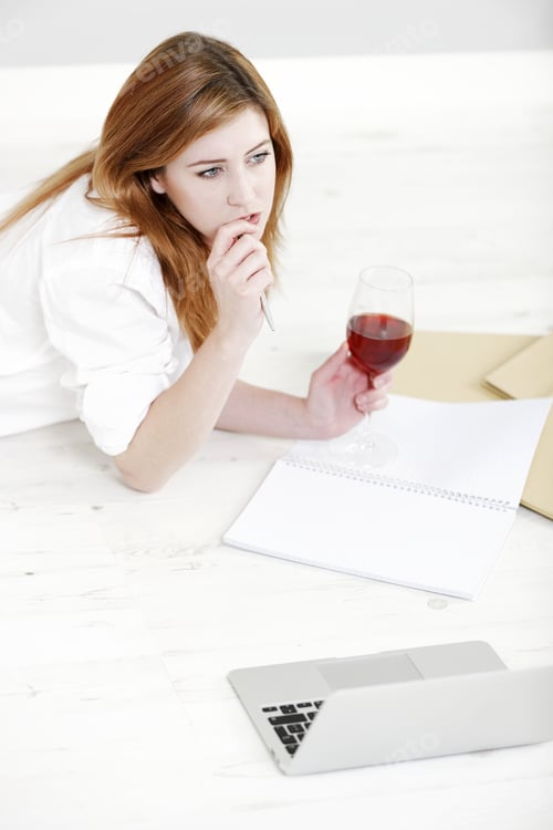 Preview: Young Woman Working From Home