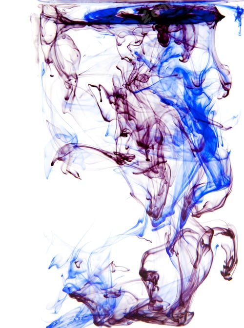 Preview: Abstract Colorful Smoke - Isolated Over A White Background