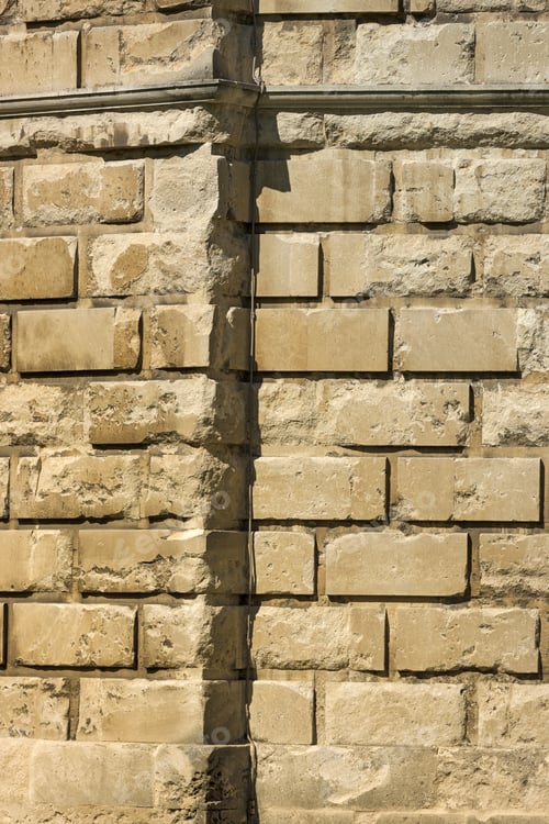 Preview: Large Yellow Stone Wall In Cotswold Stone