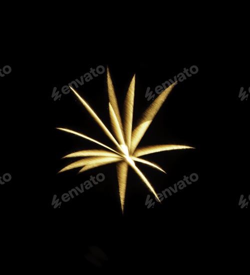 Preview: Burst Of Fireworks With Star Shape And Motion Blur