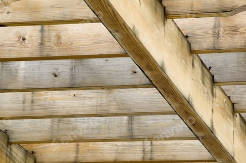 Preview: Wooden Beams And Crosspiece