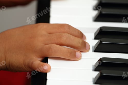 Preview: Japanese Boy Playing A Piano (5 Years Old)