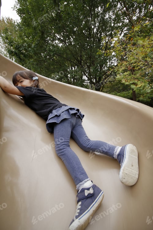 Preview: Japanese Girl On The Slide (3 Years Old)