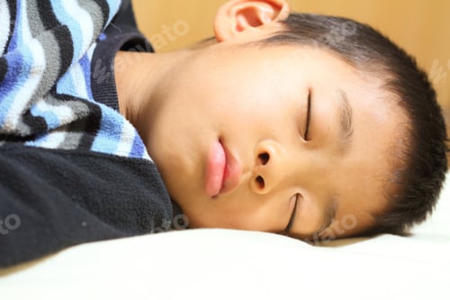Preview: Sleeping Japanese Boy (First Grade At Elementary School)
