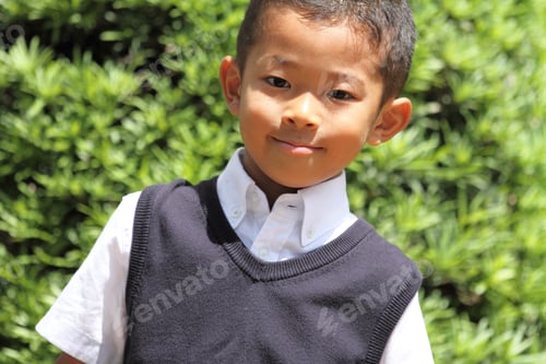 Preview: Japanese Boy In The Formal Wear (First Grade At Elementary School)