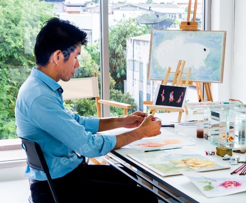 Preview: Artists Are Painting With Watercolors.