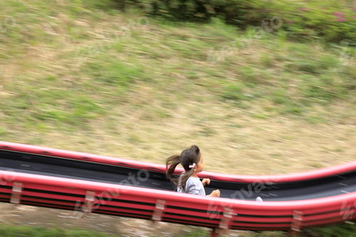 Preview: Japanese Girl On The Slide (5 Years Old)