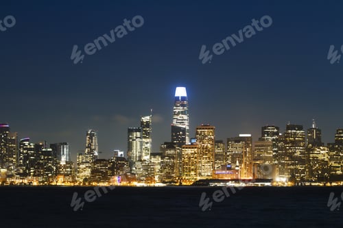 Preview: Beautiful San Francisco Skyline At Night