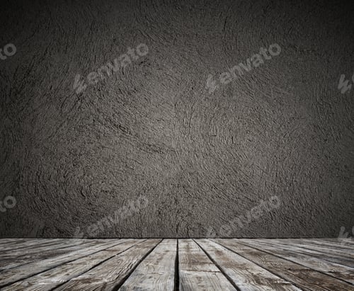 Preview: Wood Floor And Stucco Wall