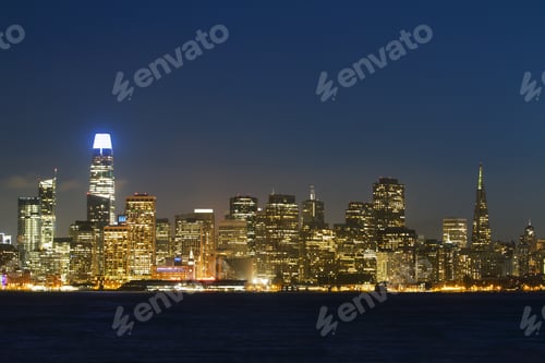 Preview: Beautiful San Francisco Skyline At Night