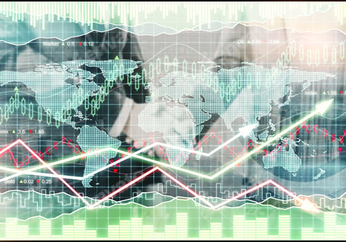 Preview: Handshake On Abstract City Background With Forex Chart. Teamwork And Finance Concept. Double