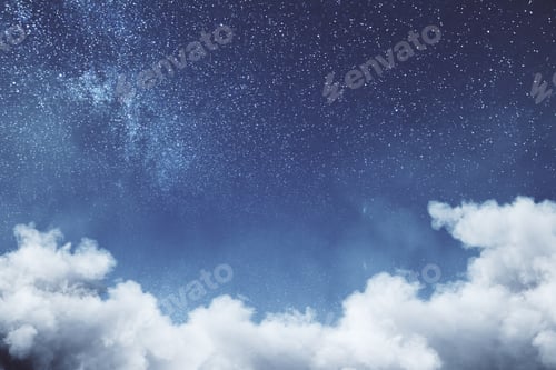 Preview: Creative Cloud Sky Texture. Dreams And Nature Concept