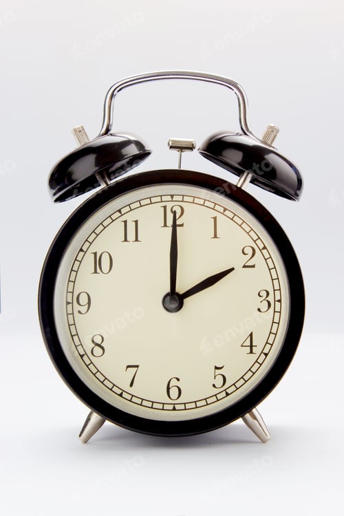 Preview: Classic Alarm Clock At 2 O'Clock