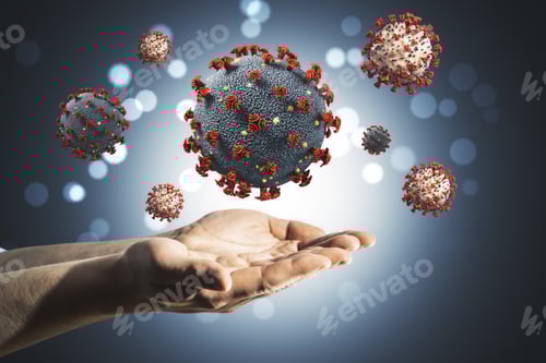 Preview: Viral Pandemic Disease Spreading, Scientific Render