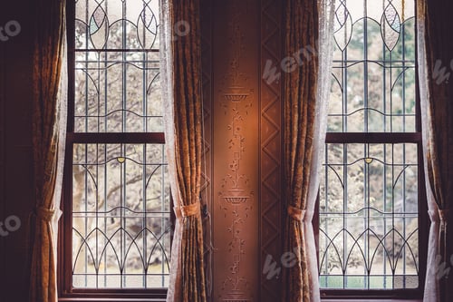 Preview: Image Of Retro Window Of European-Style Building
