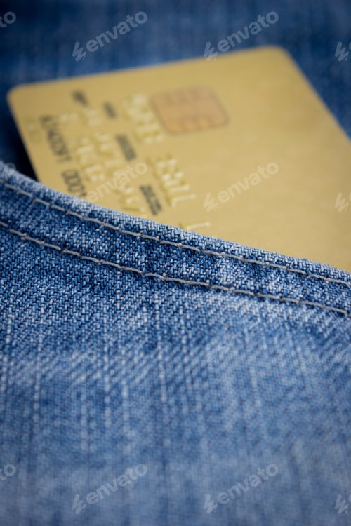 Preview: Credit Card In The Jeans Pocket
