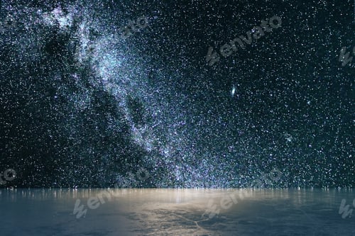 Preview: Creative Space Background. Milky Way And Starry Sky. Infinity Concept