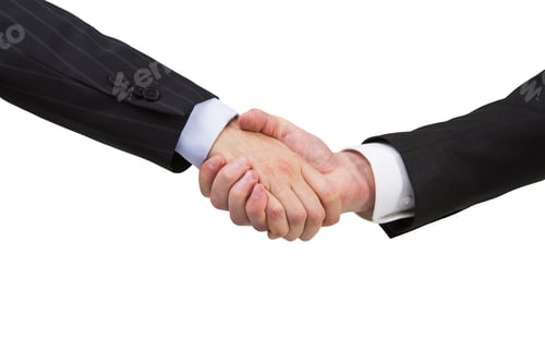 Preview: Handshake On A White Background