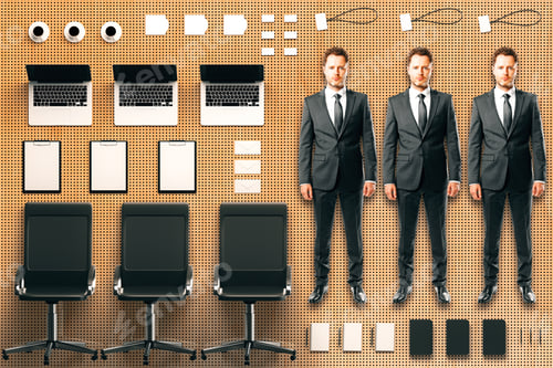 Preview: Office Stuff Tools Kit With Furniture