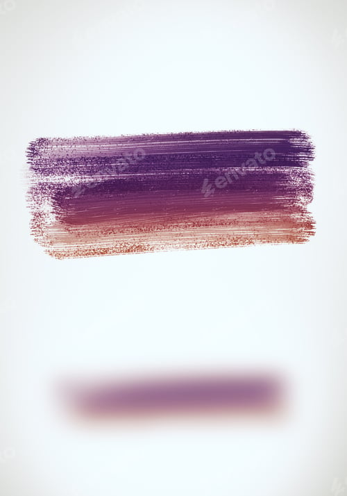 Preview: Abstract Rectangular Sketch With Shadow On White Background
