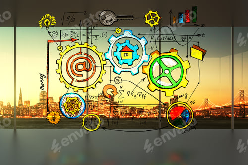 Preview: Concept Of Interaction Between Business In An Empty Office