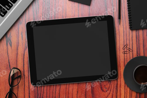 Preview: Blank Black Touch Pad And Accessories
