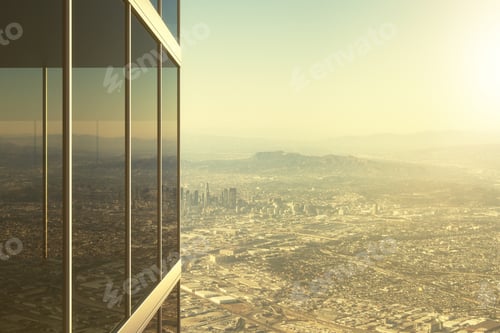 Preview: Glass Office Building And View To City