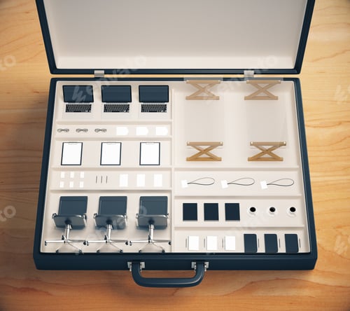 Preview: Mobile Office Concept In Suitcase
