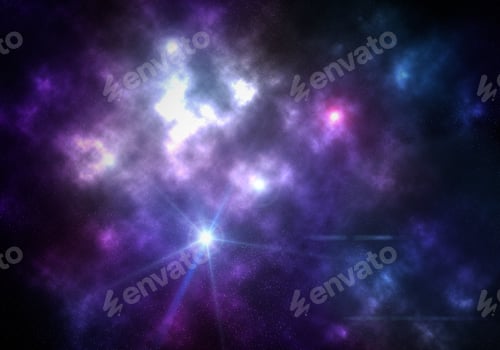 Preview: Galaxy With Stars And Space, Close Up