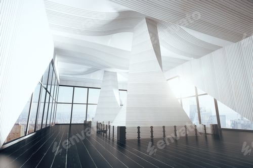 Preview: Abstract Modern Interior, 3D Render