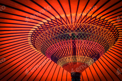 Preview: Image Of Red Japan Japanese Umbrella