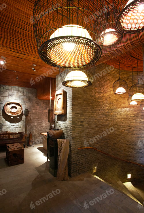 Preview: Closeup Southeast Asian Style Interior Detail
