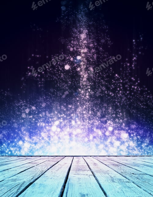 Vista previa: Escenario creativo y brillante. Concepto de creatividad