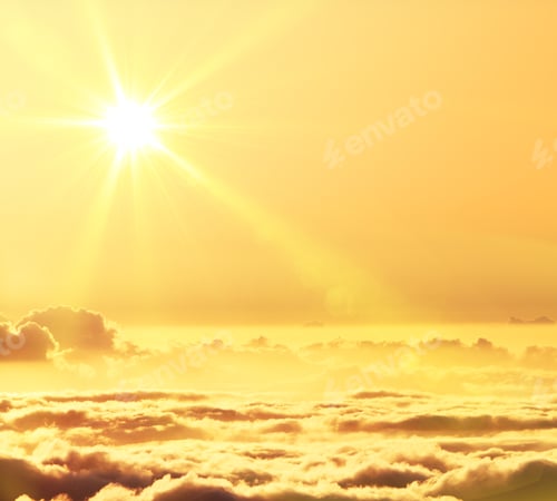 Preview: Golden Sun Shines Above Ethereal Cloudscape