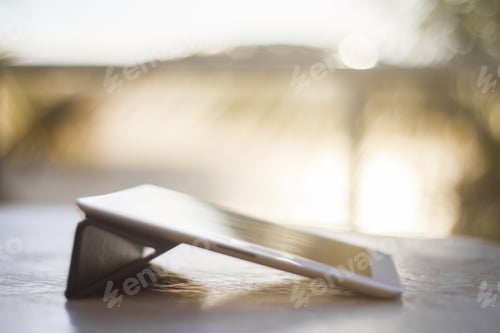 Preview: Digital Tablet At Sunrise