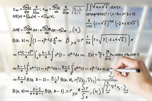 Preview: Hand Draws Solution Of Equation Concept