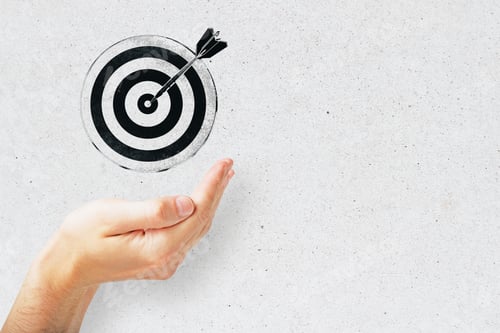 Preview: Bullseye Is A Target Of Business, Dart Is An Opportunity And Dartboard Is The Target And Goal
