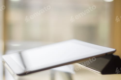 Preview: Digital Tablet On A Table